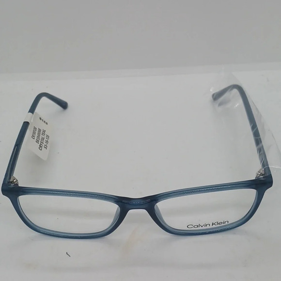 NWT RX-ABLE CALVIN KLEIN EYEGLASS FRAMES CK19512G CRYSTAL TEAL